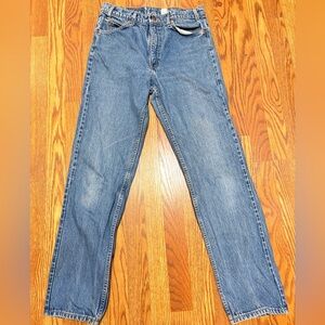 Vintage 1980s Levi’s 505 Jeans Made in USA Straight Leg 34x32 Classic Retro